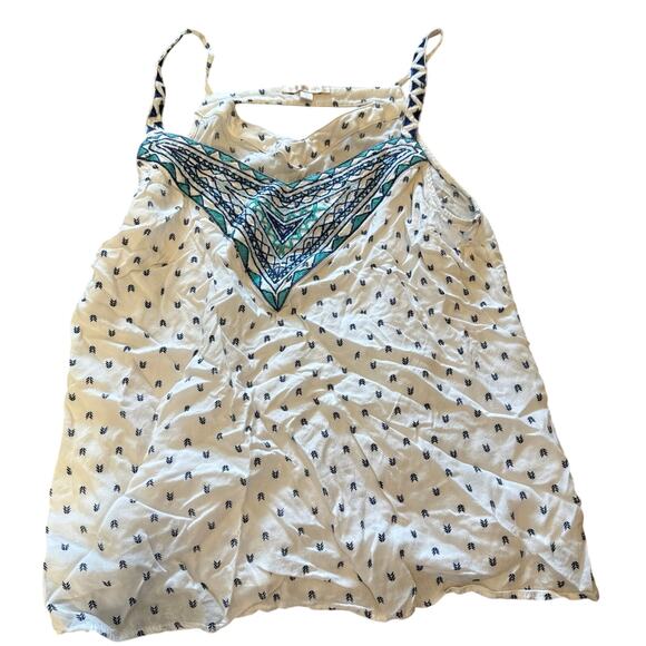 Tank with Embroidery Detail - Picture 1 of 3